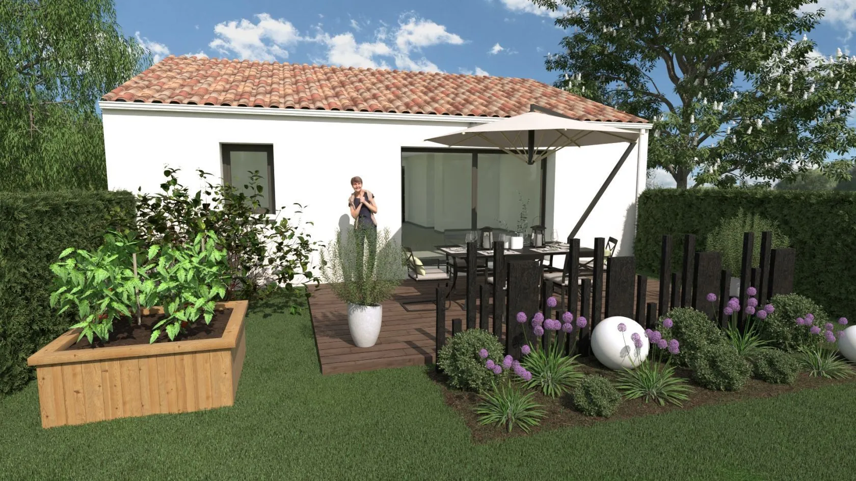 Maison neuve 74 m² à Montbert (44140)