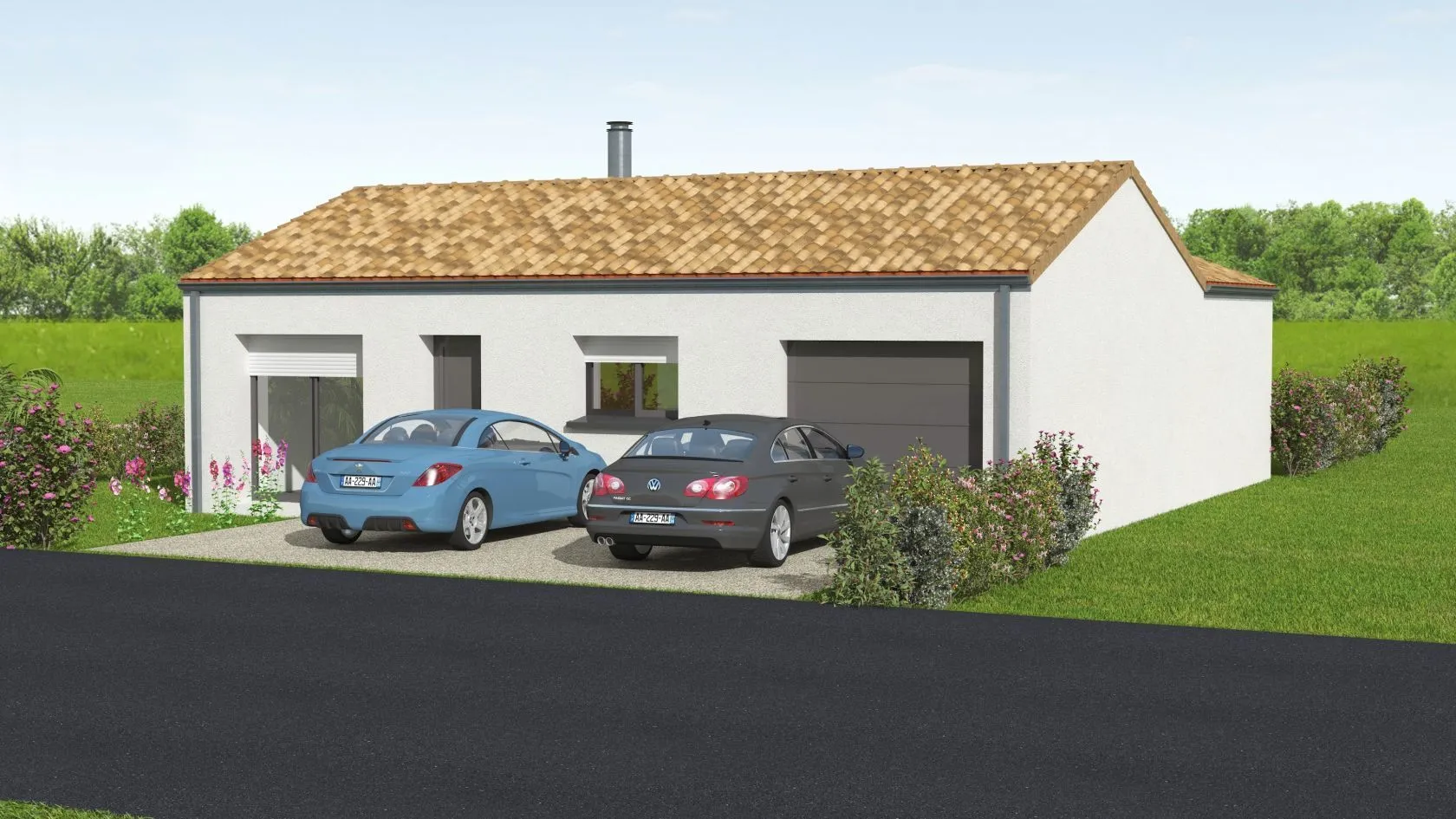Maison neuve 85 m² à Bouguenais (44340)
