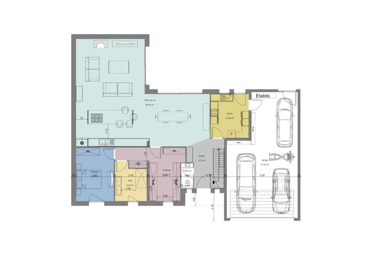 Maison neuve 150 m² à Chauvé (44320)