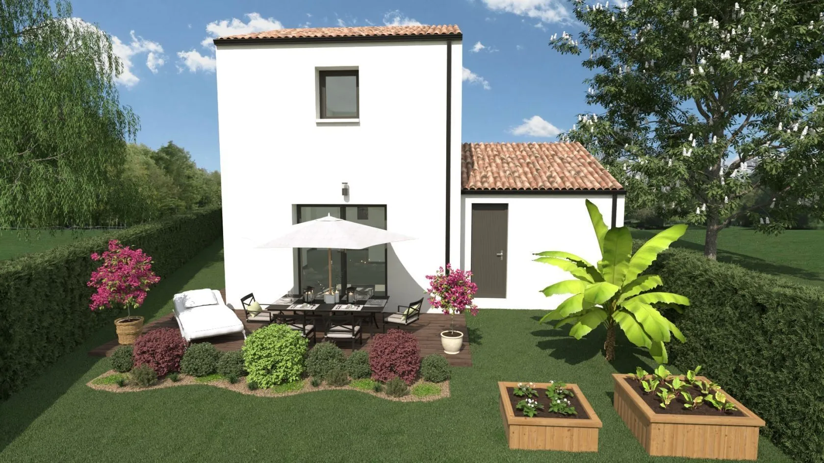 Maison neuve 77 m² à Sorinières (44840)