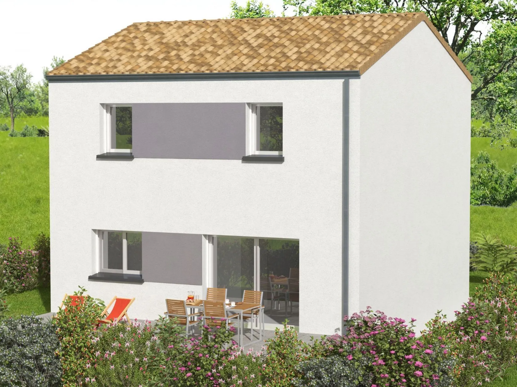 Maison neuve 88 m² à Saint-Hilaire-de-Chaléons (44680)