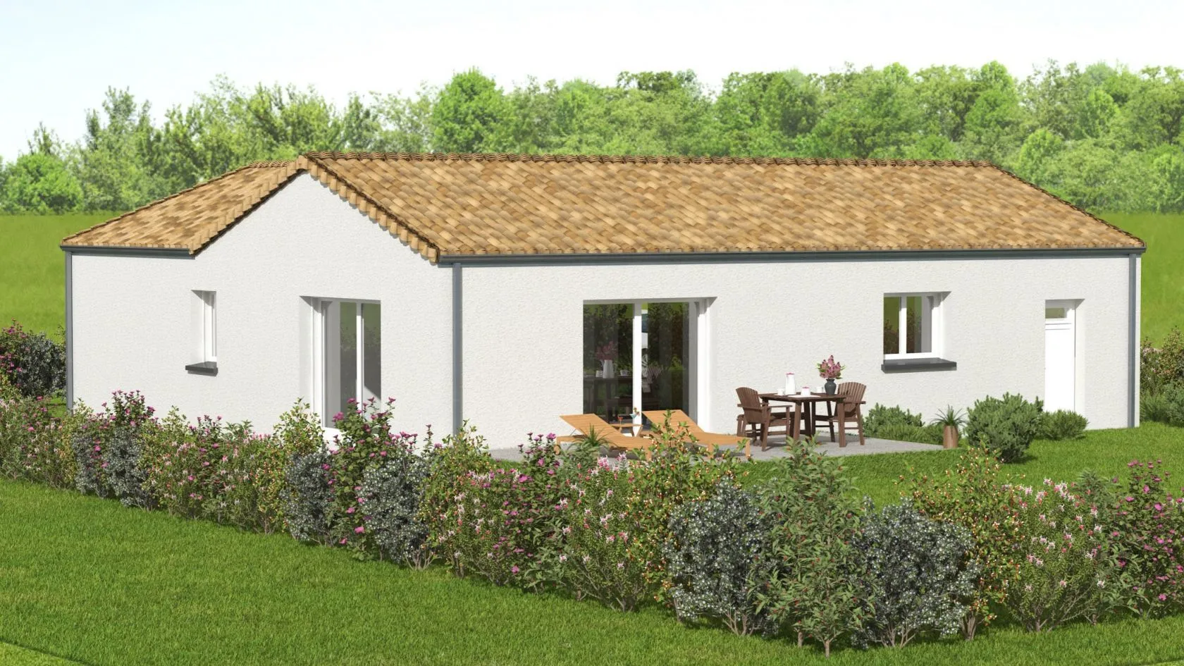 Maison neuve 93 m² à Divatte-sur-Loire (44450)