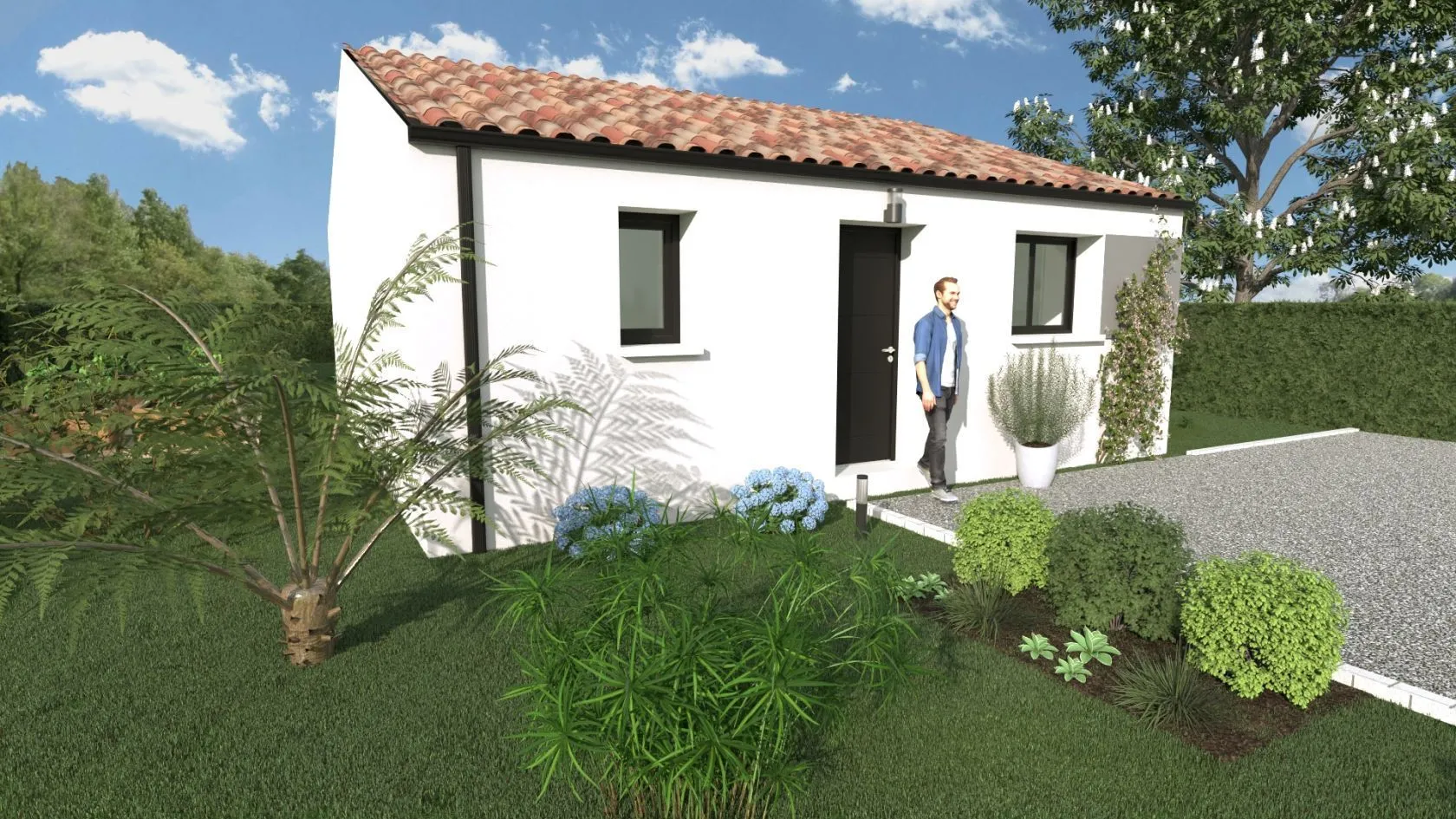 Maison neuve 49 m² à Gorges (44190)
