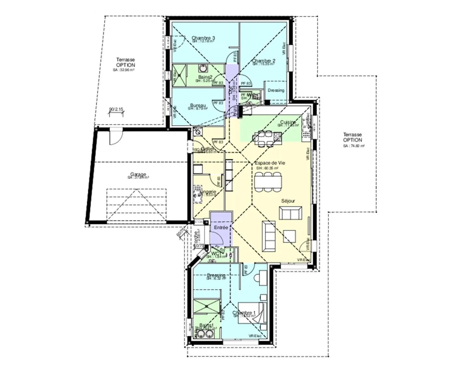 Maison neuve 145 m² à Bouguenais (44340)