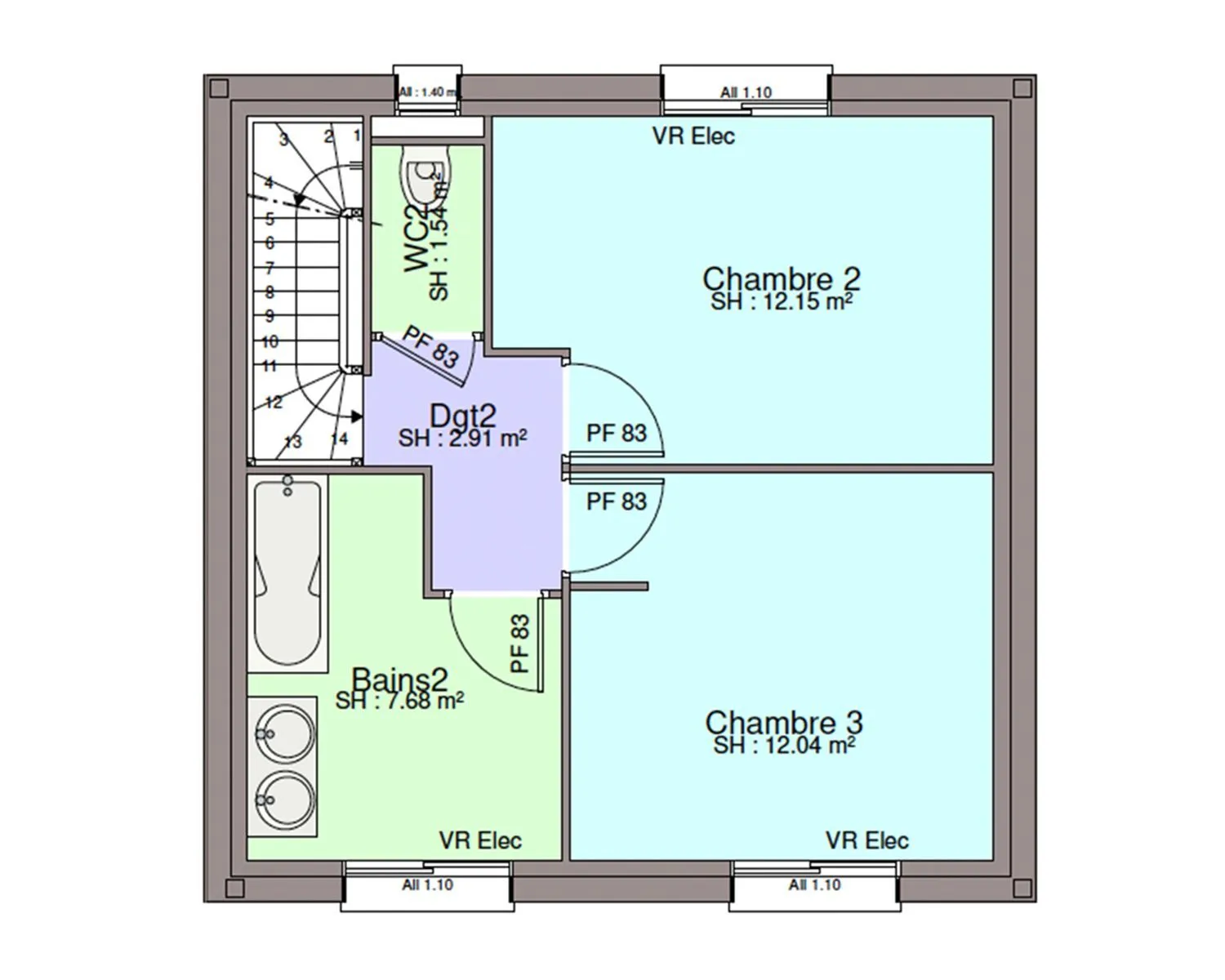 Maison neuve 143 m² à Drain (49530)