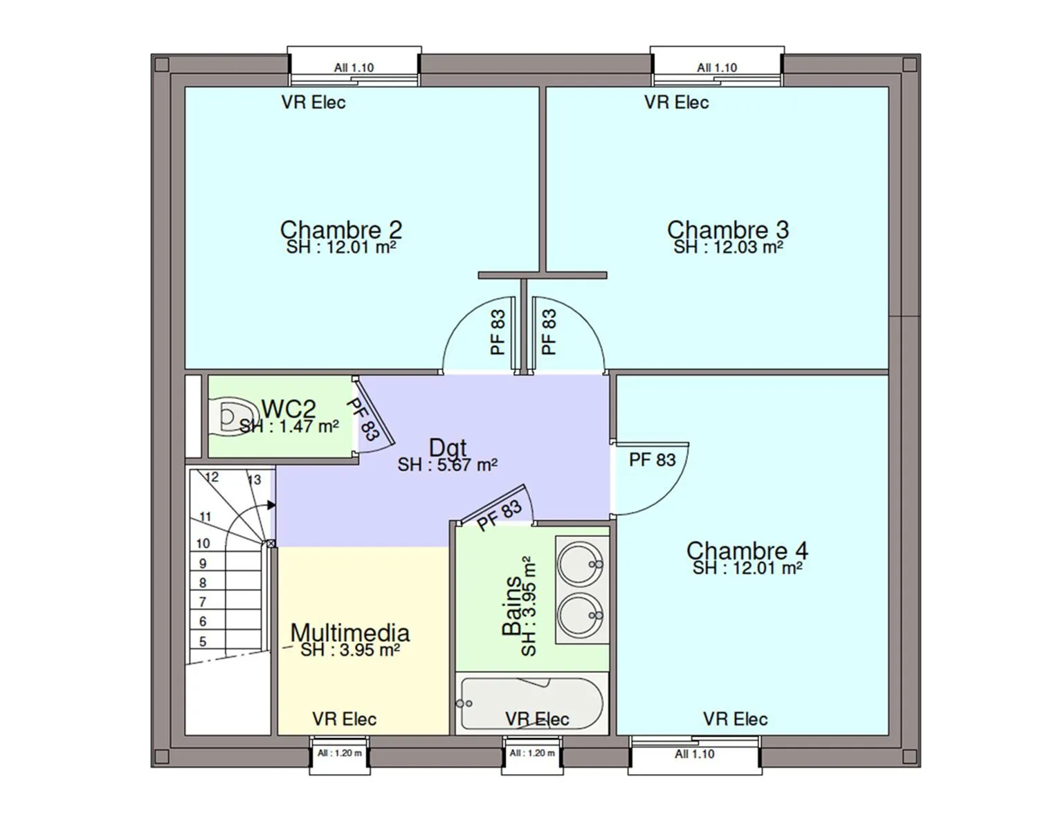 Maison neuve 144 m² au Cellier (44850)