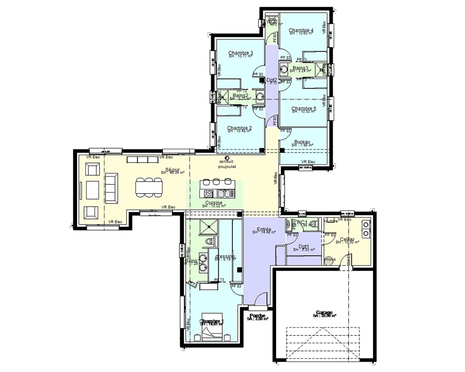 Maison neuve 186 m² à La Chapelle-sur-Erdre (44240)