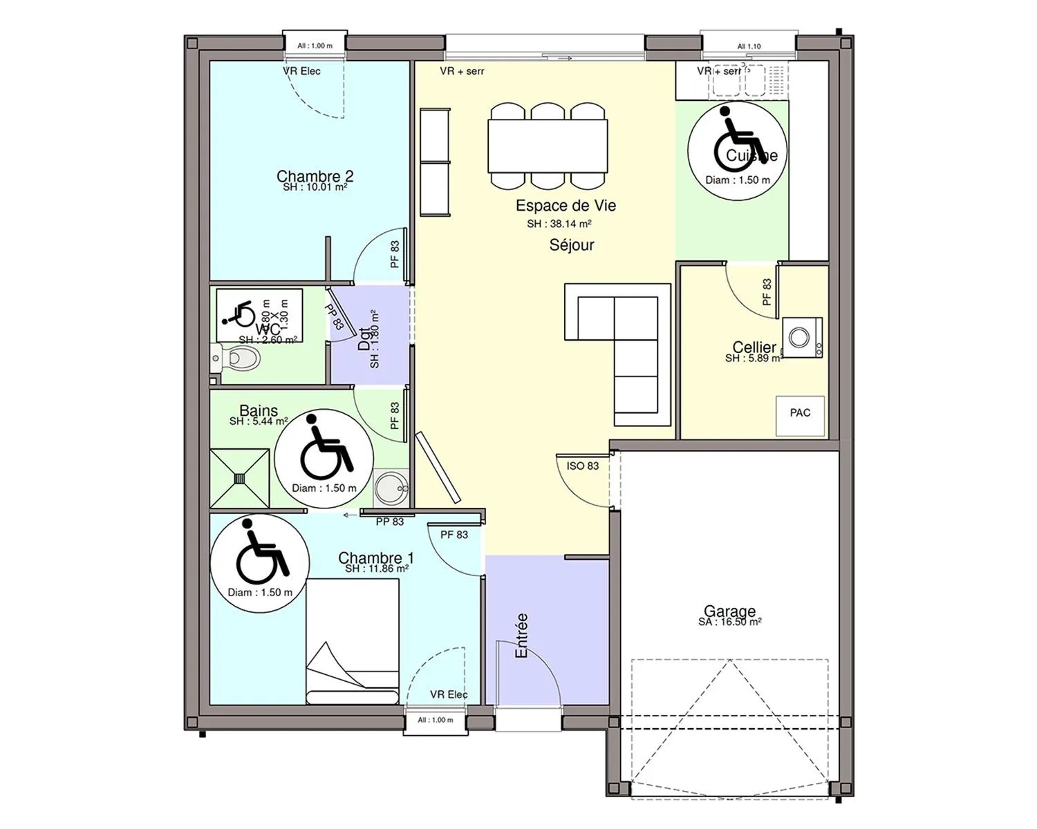 Maison neuve 76 m² à Saint-Léger-les-Vignes (44710)