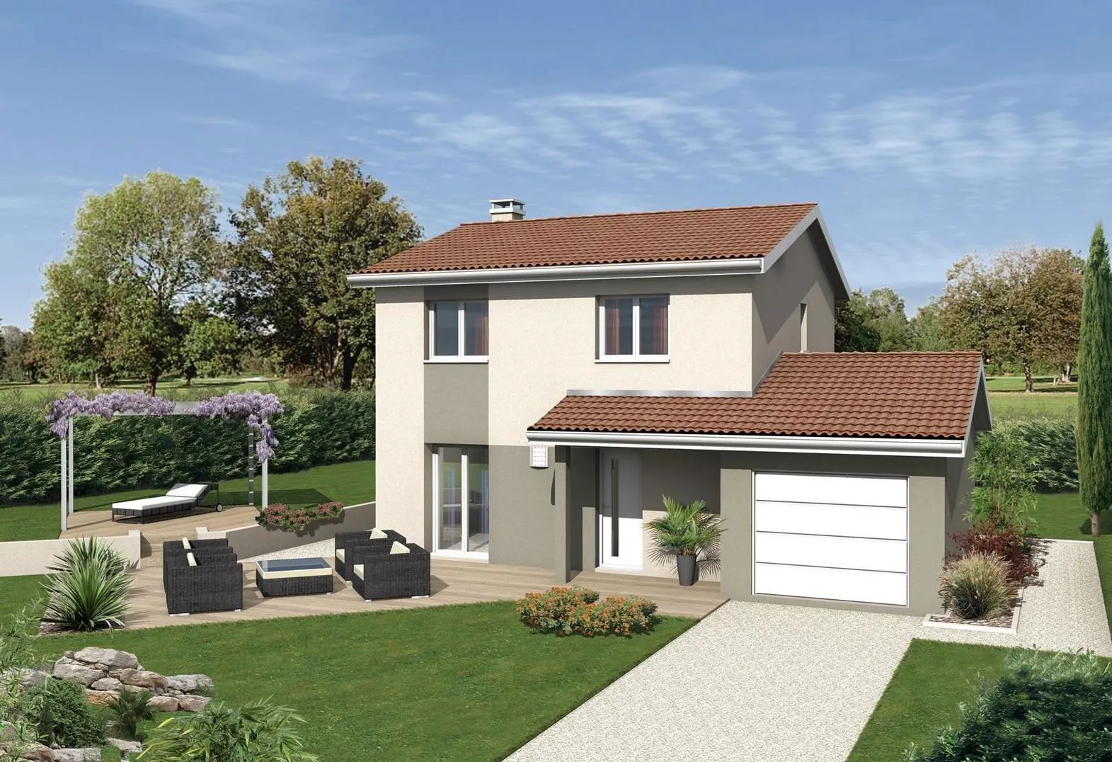 Maison neuve à Bage-la-Ville