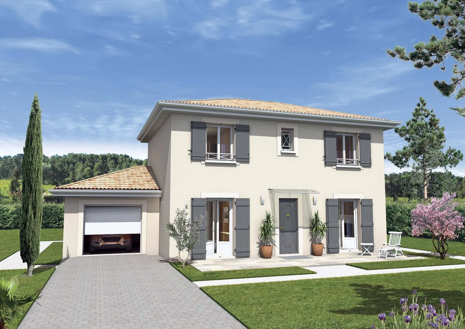 Maison neuve 120 m² à Fareins (01480)