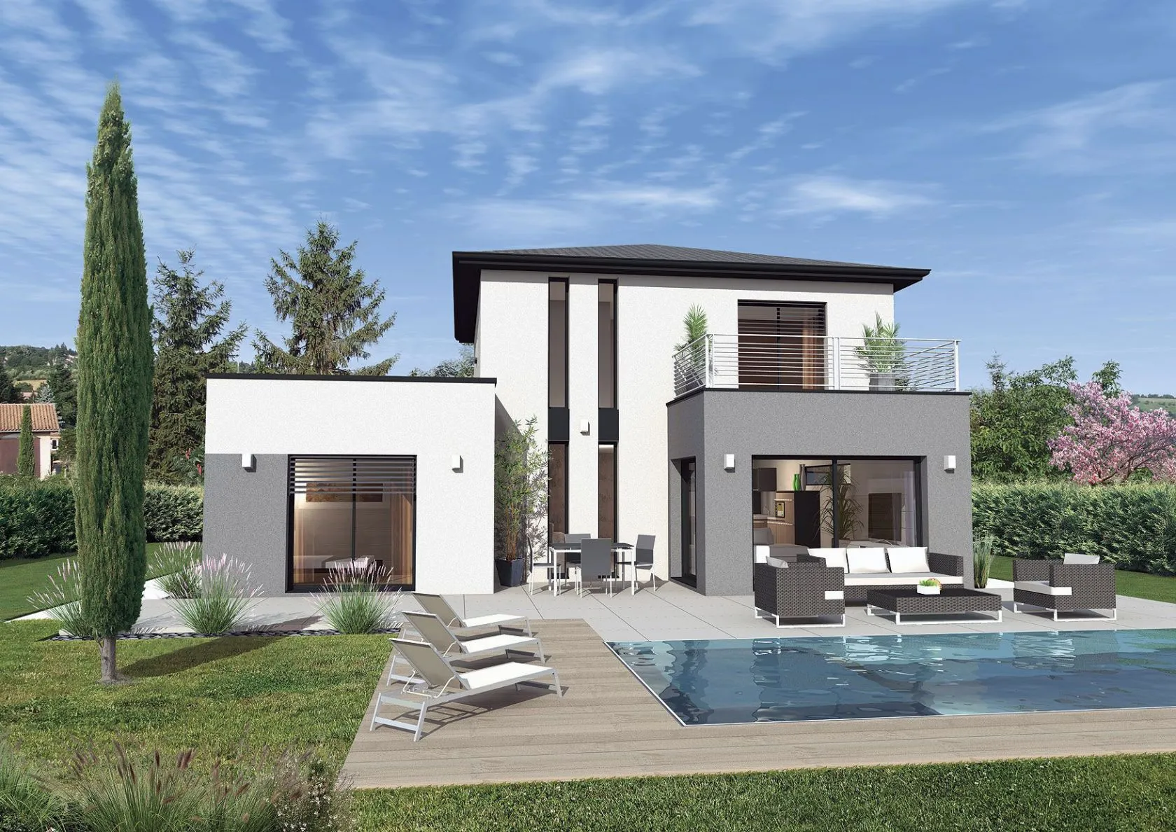Maison neuve 123 m² à Francheville (69340)