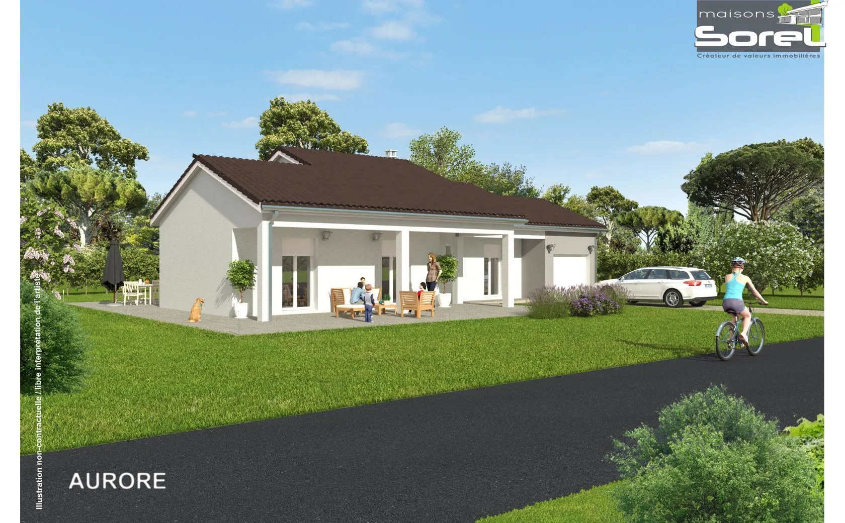 Maison neuve à Dommartin