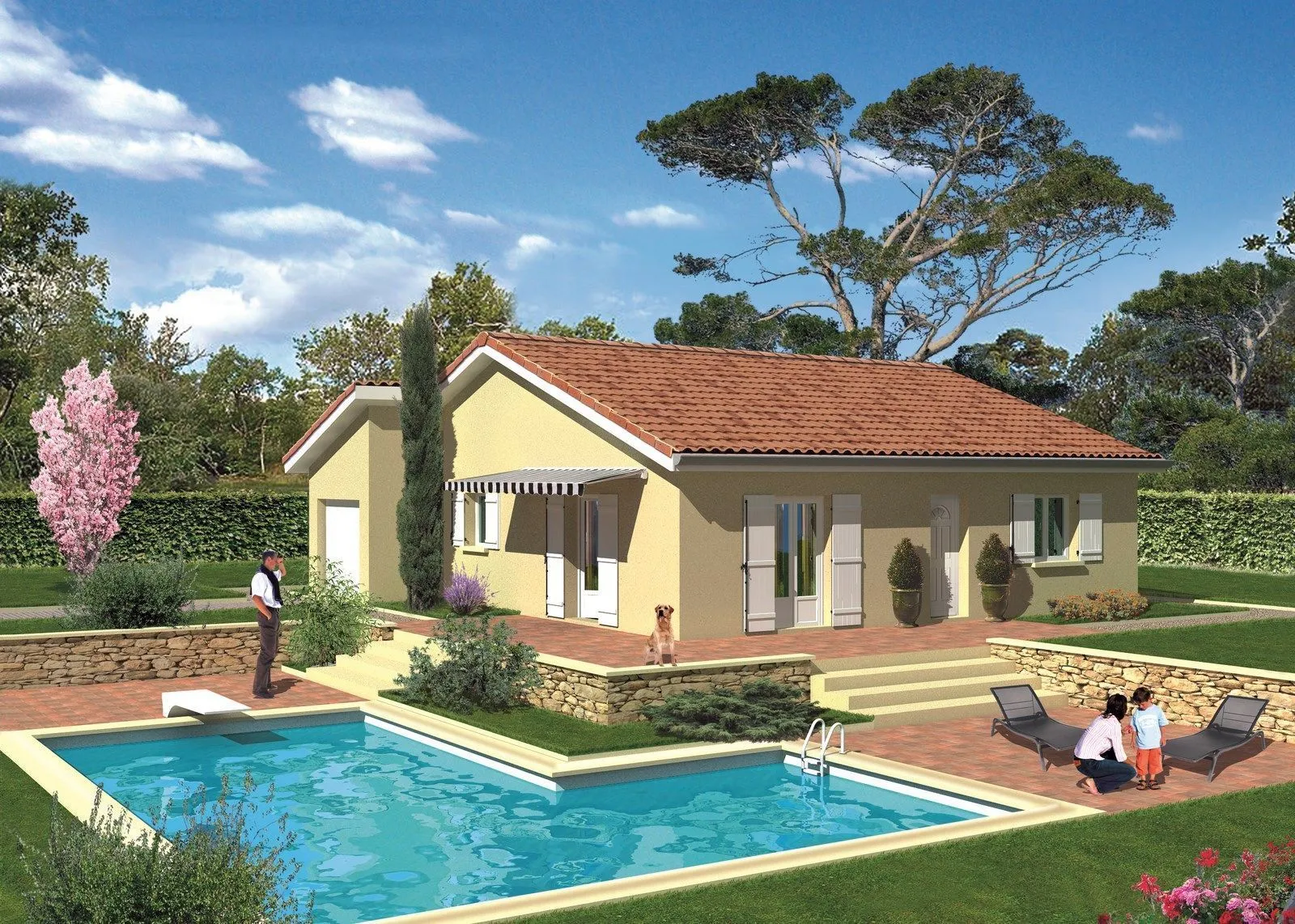 Maison neuve 85 m² à Dommartin (01380)