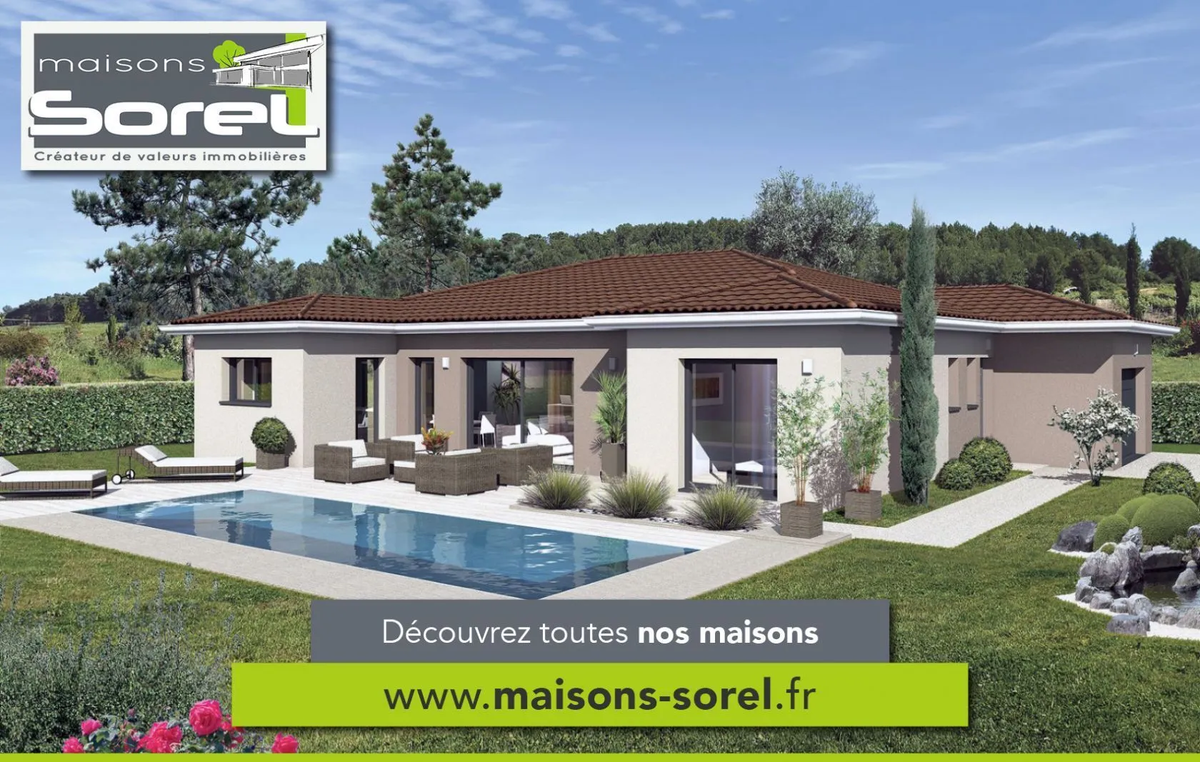 Maison neuve 110 m² à Dommartin (01380)