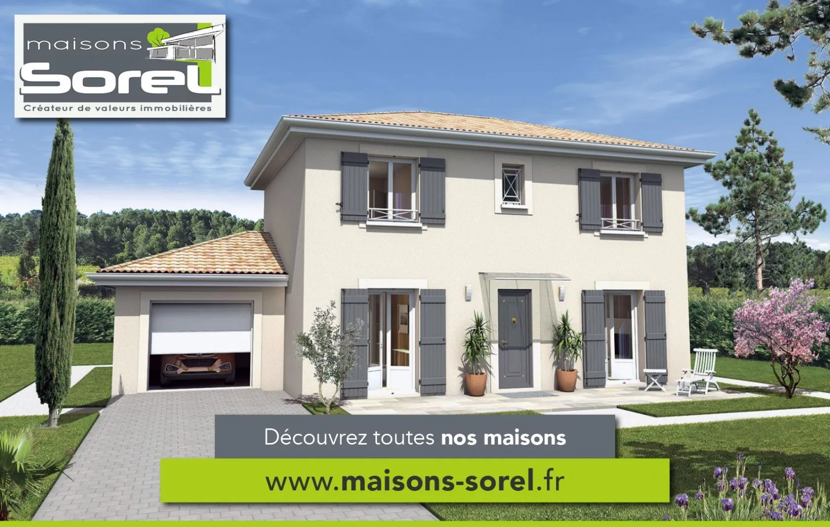 Maison neuve 110 m² à Dommartin (01380)