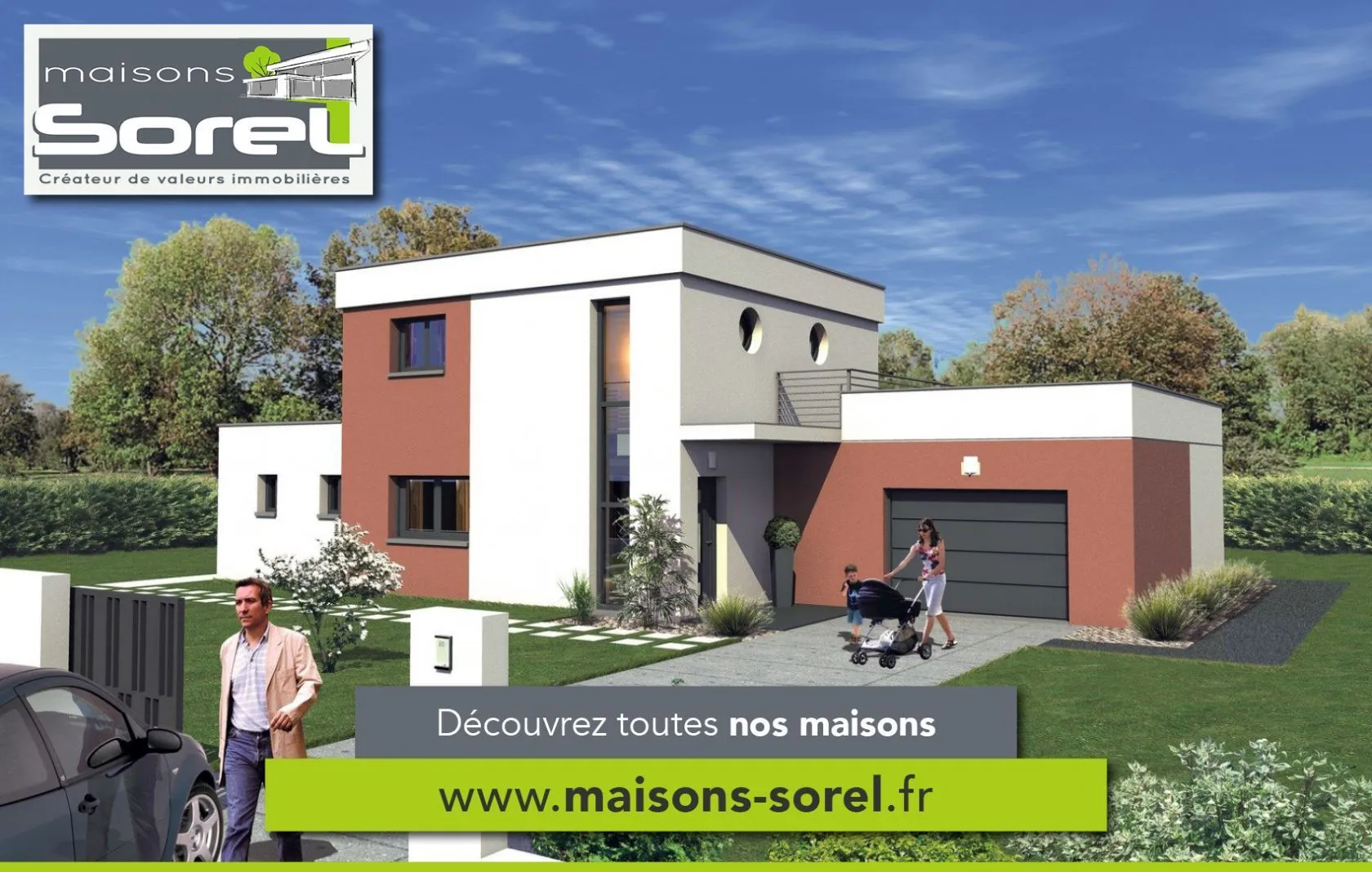 Maison neuve 110 m² à Dommartin (01380)