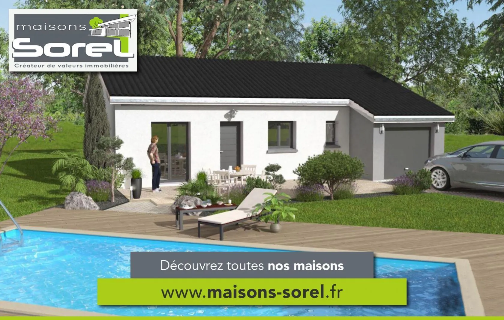 Maison neuve 110 m² à Dommartin (01380)