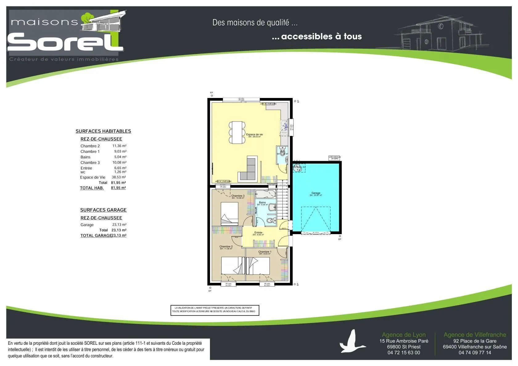Maison neuve 82 m² à Septème (38780)