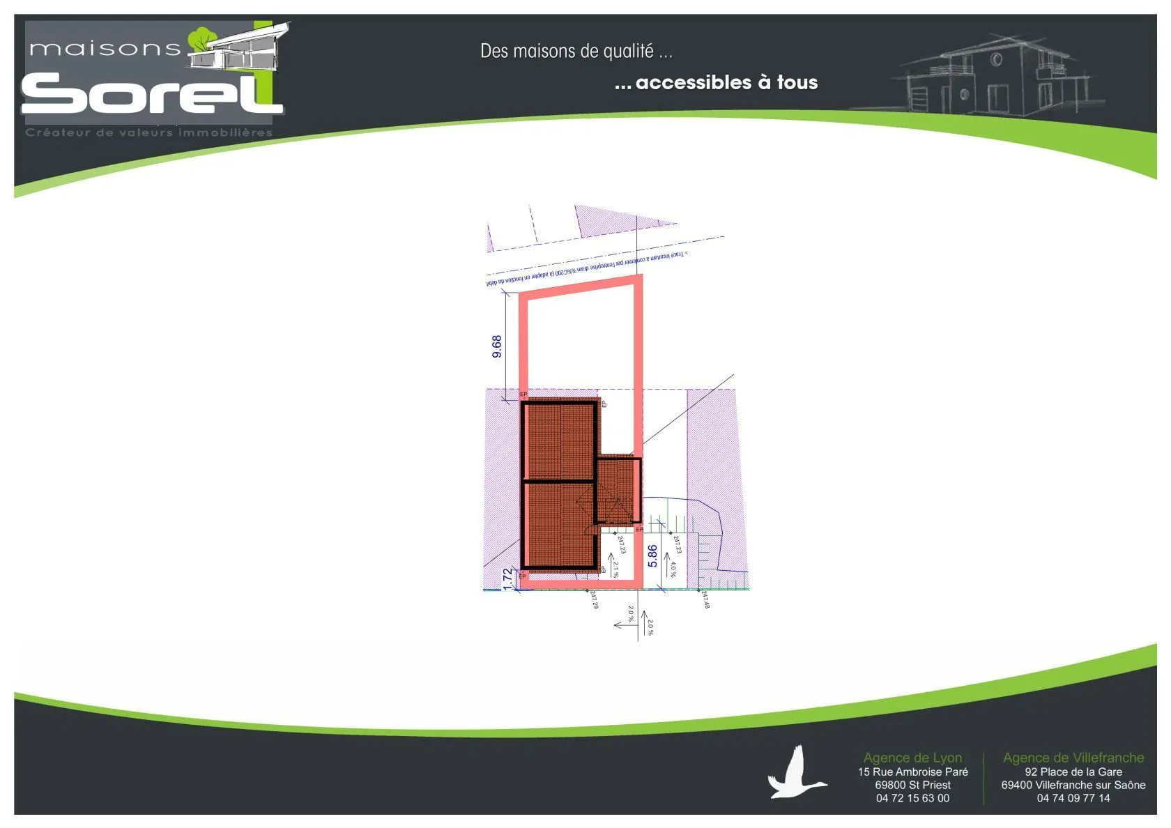 Maison neuve 82 m² à Septème (38780)