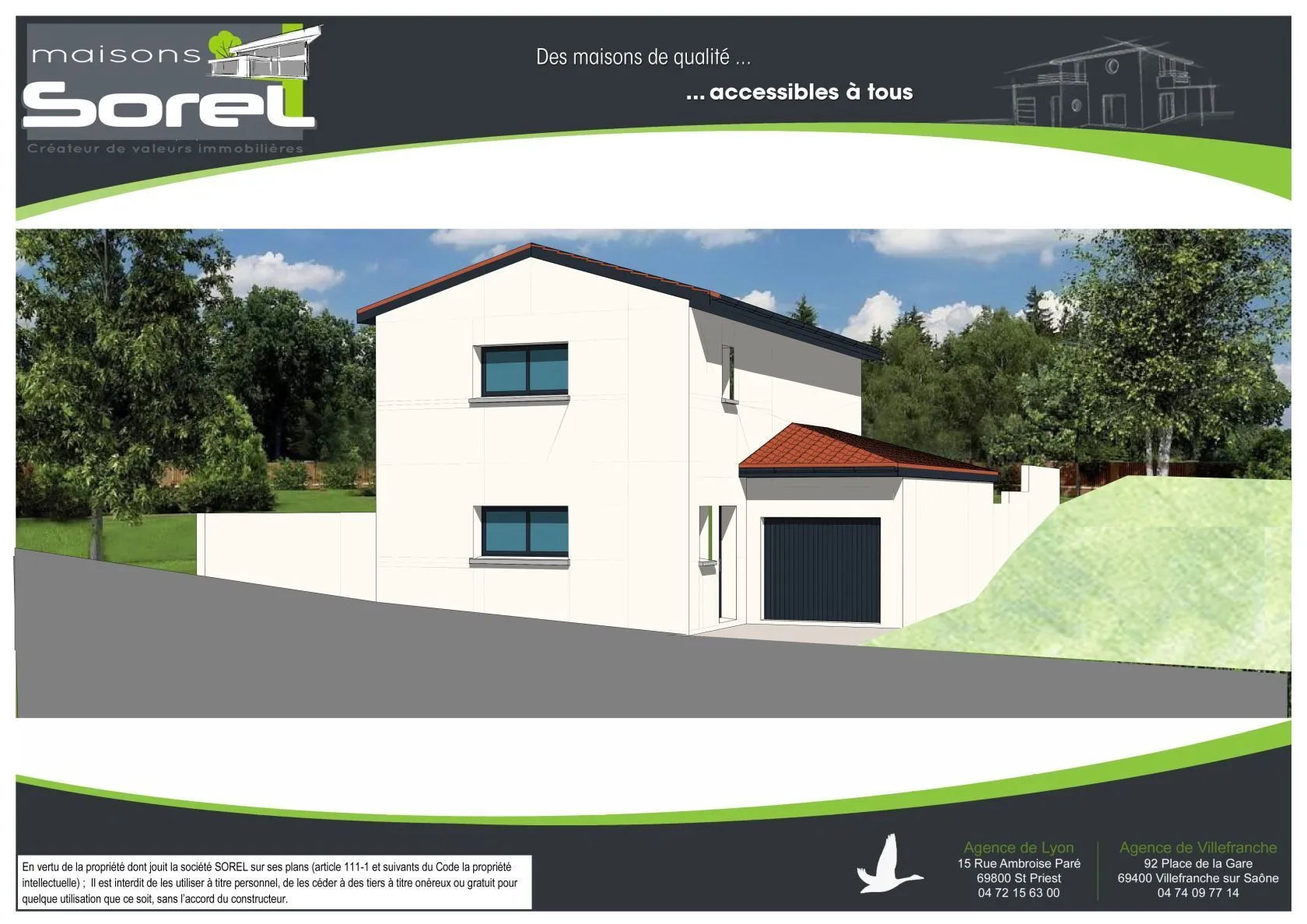 Maison neuve 76 m² à Septème (38780)