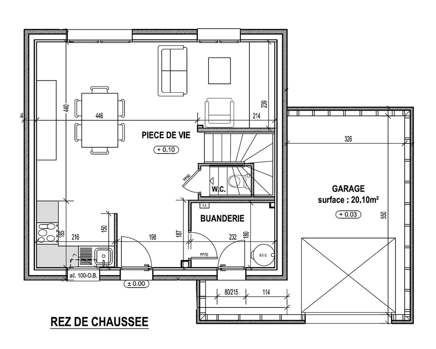 Maison neuve 75 m² à Quévert (22100)