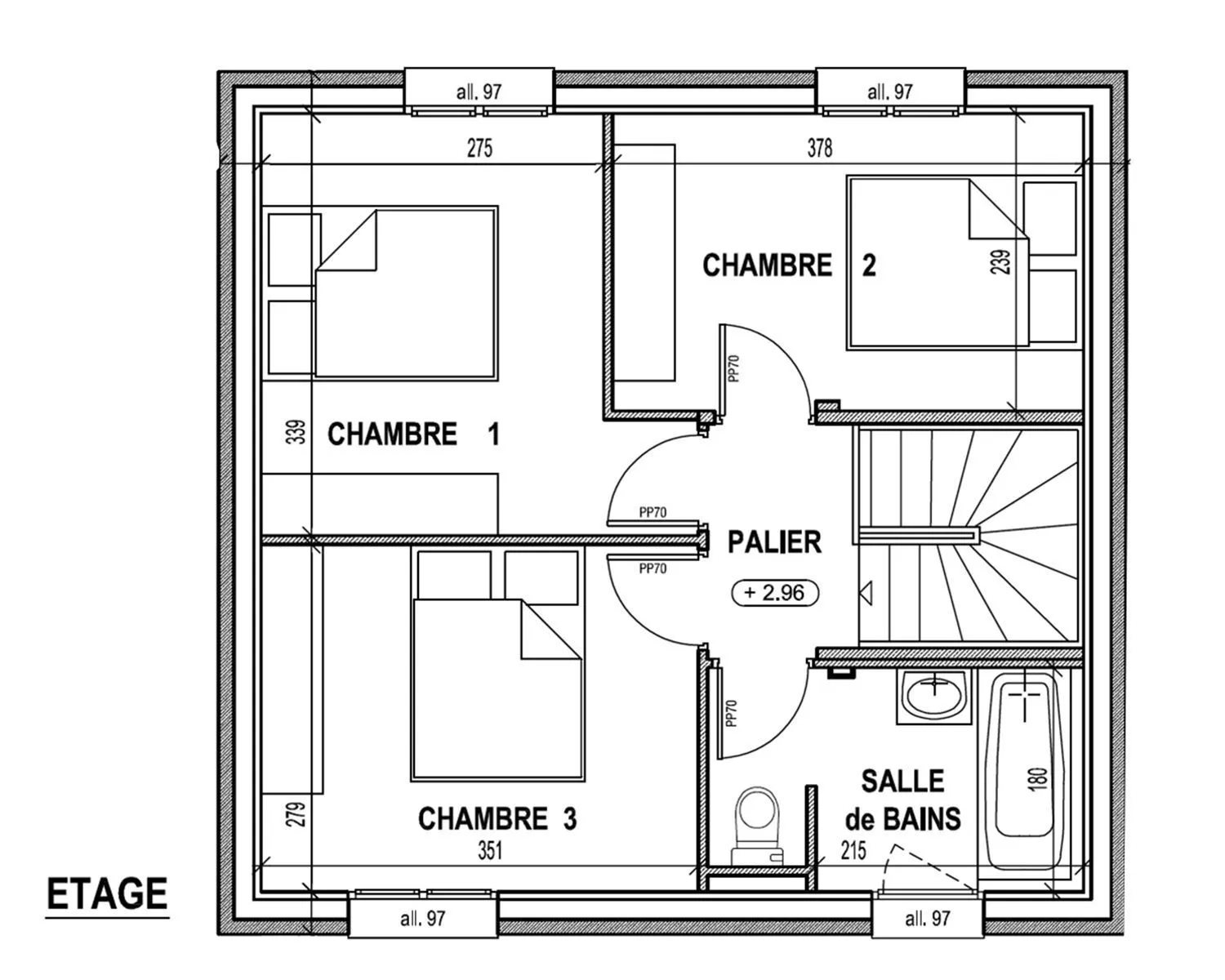 Maison neuve 75 m² à Quévert (22100)