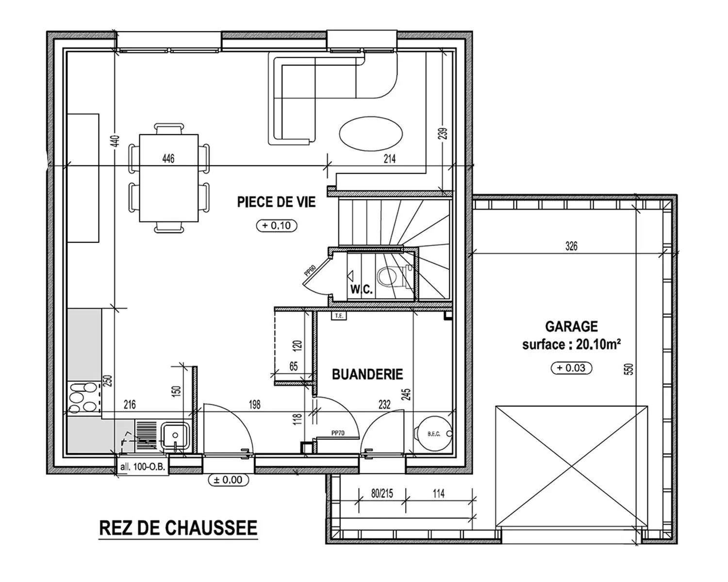 Maison neuve 82 m² à Quévert (22100)