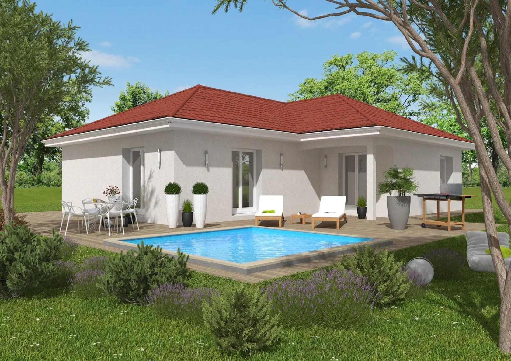 Aigrette-405 T-4ch105 — modèle de maison