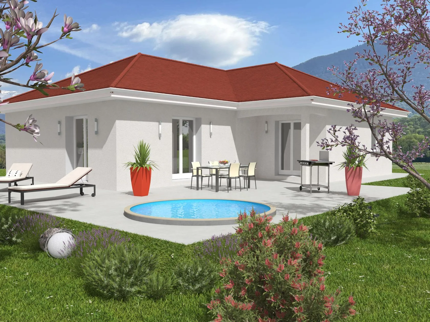 Aigrette-405 T-4ch105 — modèle de maison