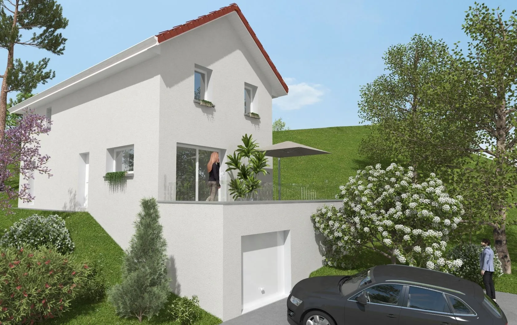 Maison neuve 92 m² à Sainte-Agnès (38190)