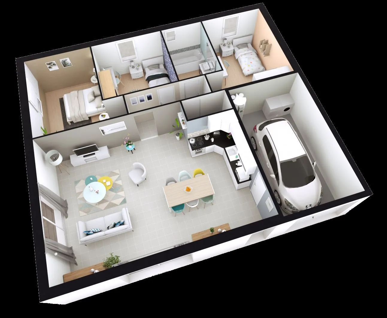 Maison neuve 82 m² à Hermanville-sur-Mer (14880)
