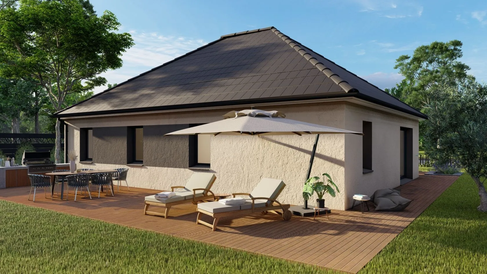 Maison neuve 82 m² à Hermanville-sur-Mer (14880)