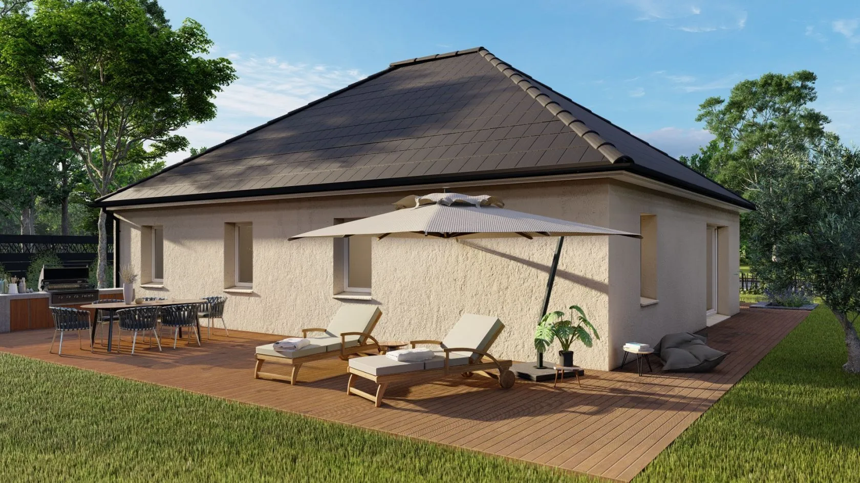 Maison neuve 82 m² à Hermanville-sur-Mer (14880)