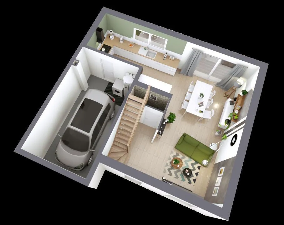 Maison neuve 87 m² à Conteville (76390)