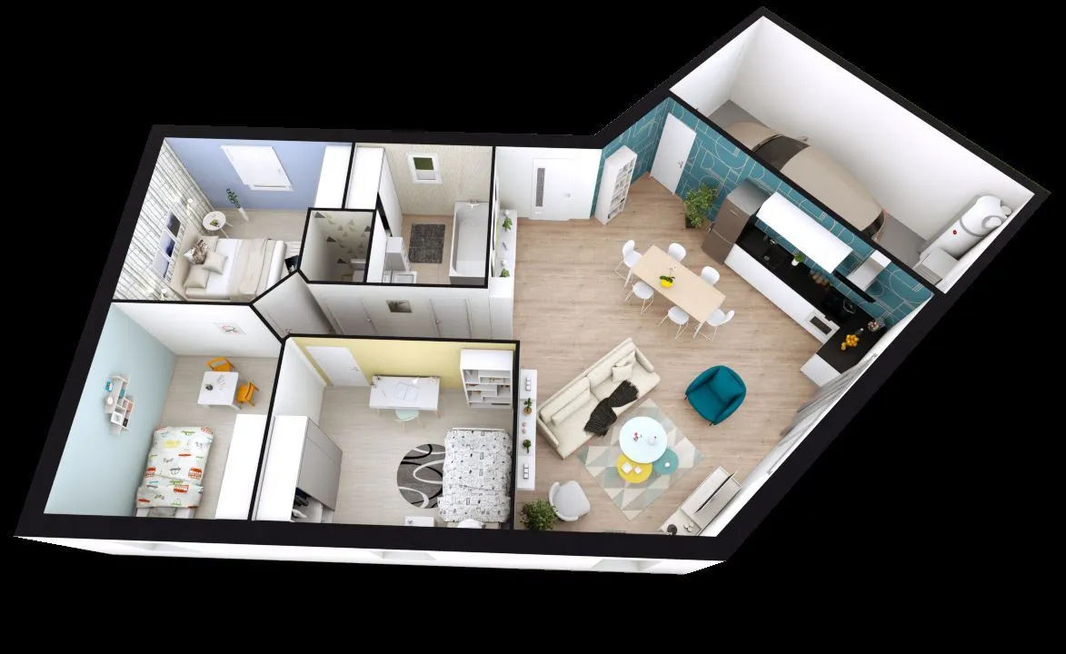 Maison neuve 84 m² à Veigné (37250)