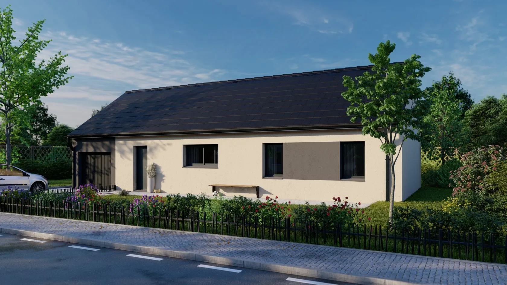 Maison neuve à Veigné