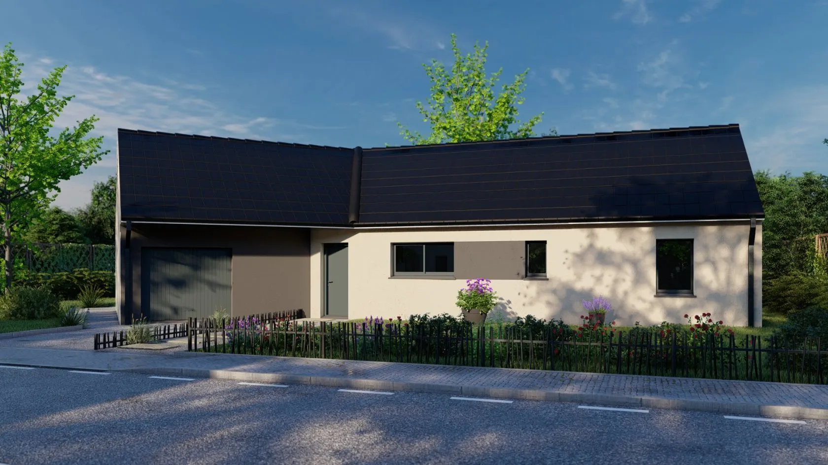 Maison neuve 107 m² à Azay-le-Rideau (37190)