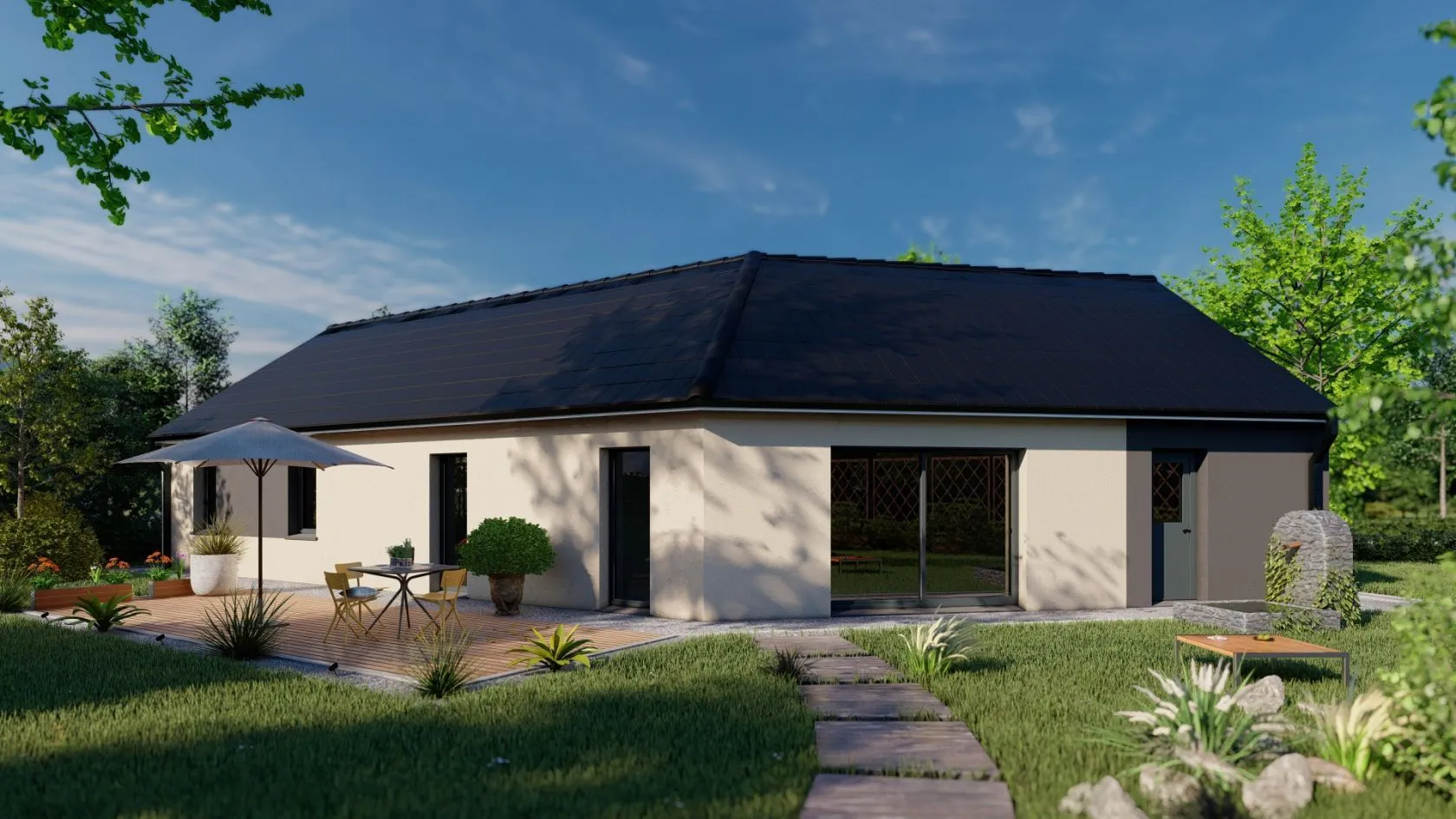 Maison neuve 107 m² à Azay-le-Rideau (37190)