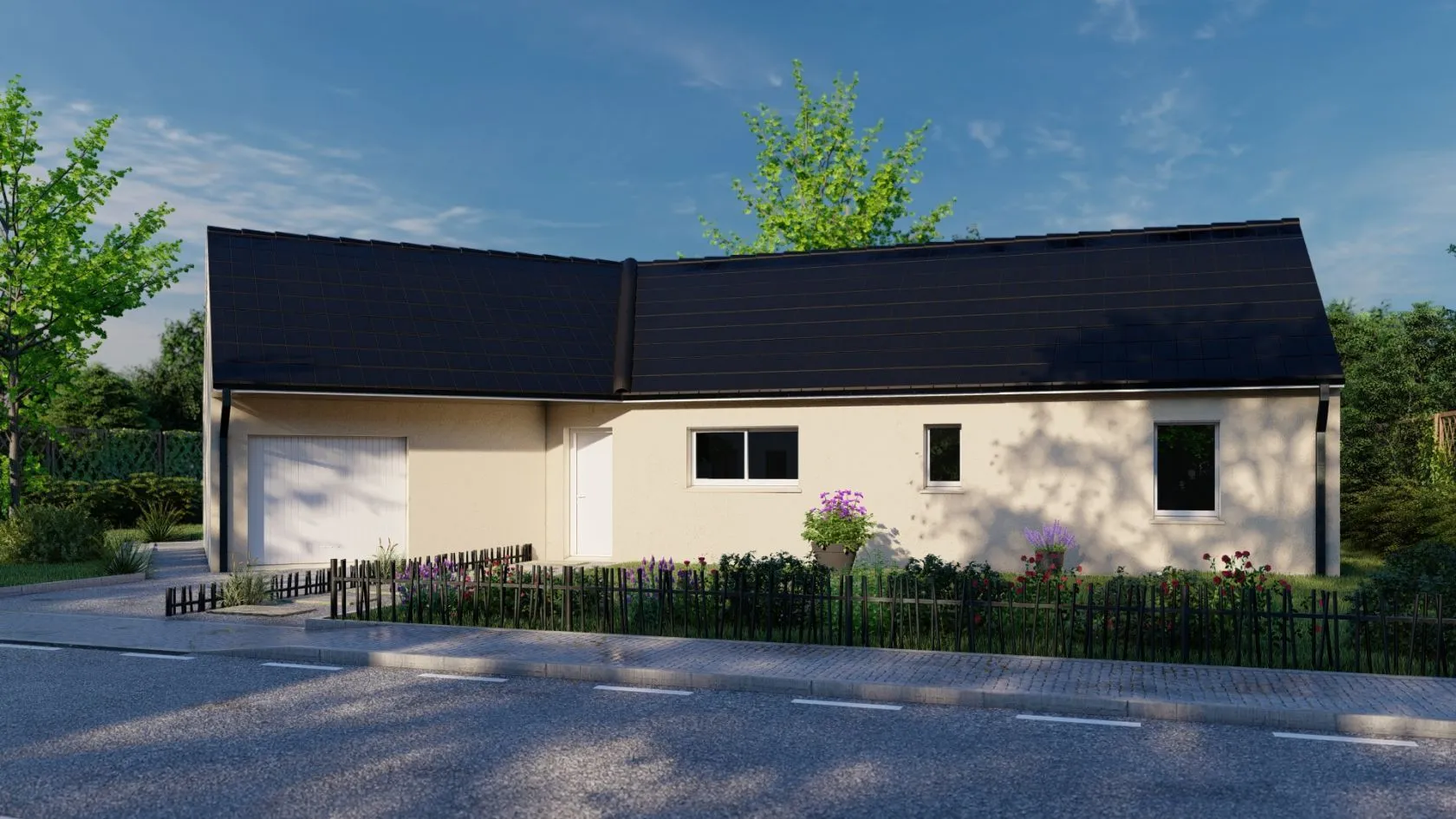 Maison neuve 107 m² à Azay-le-Rideau (37190)