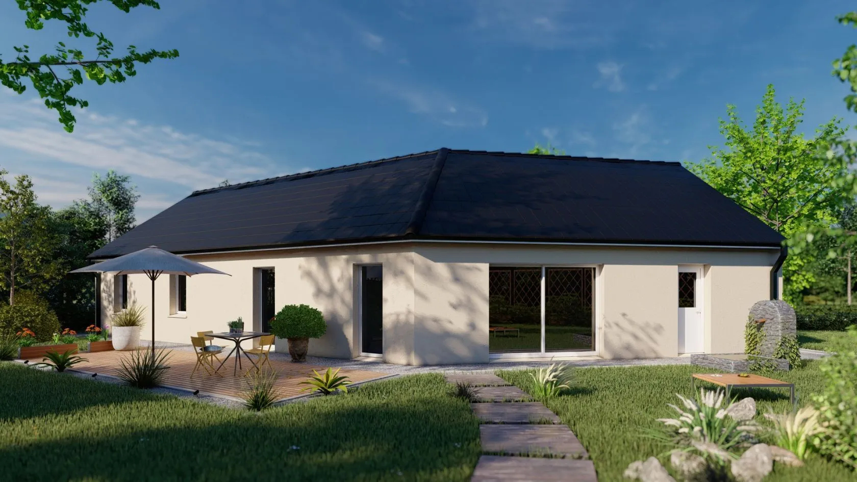 Maison neuve 107 m² à Azay-le-Rideau (37190)