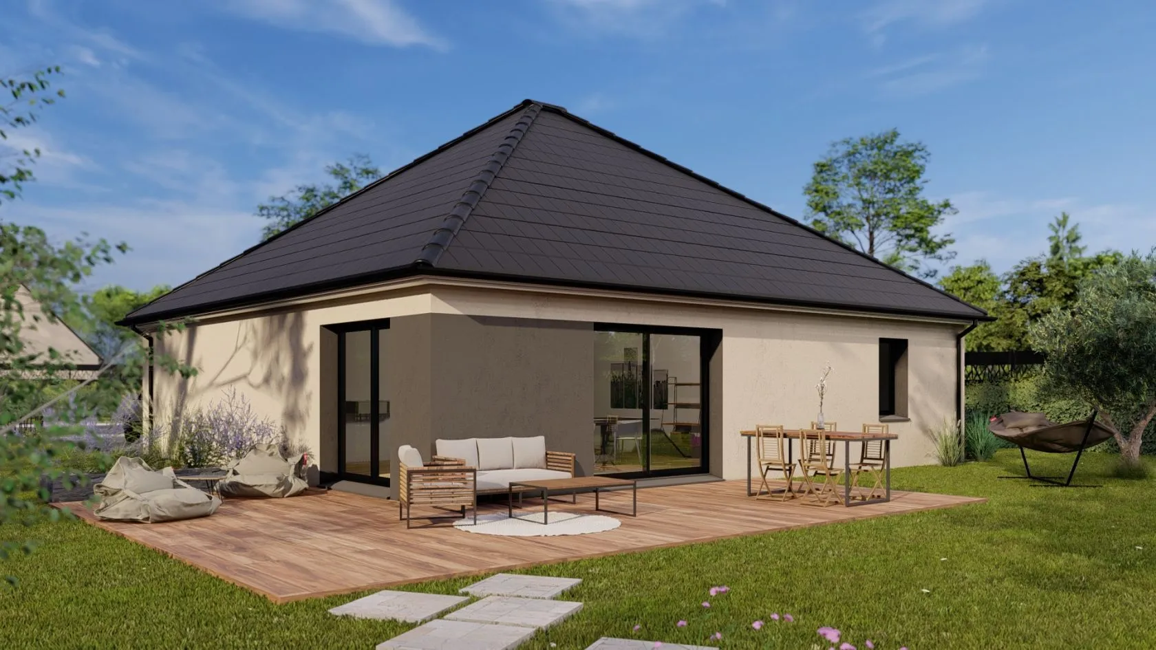Maison neuve 103 m² à Manthelan (37240)