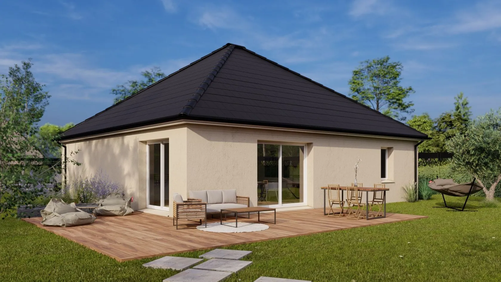 Maison neuve 103 m² à Manthelan (37240)
