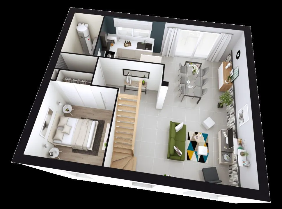Maison neuve 116 m² à Artannes-sur-Indre (37260)
