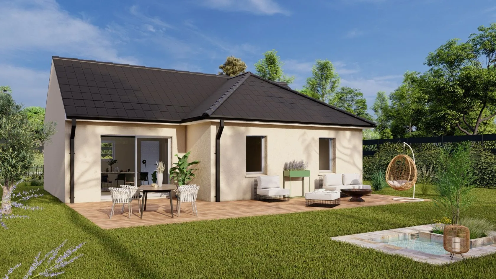 Maison neuve 69 m² à Truyes (37320)