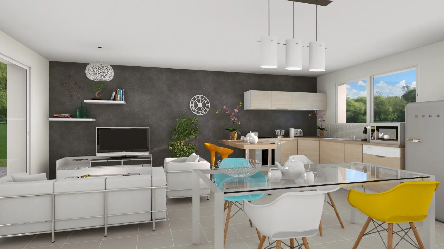 Maison neuve 69 m² à Truyes (37320)