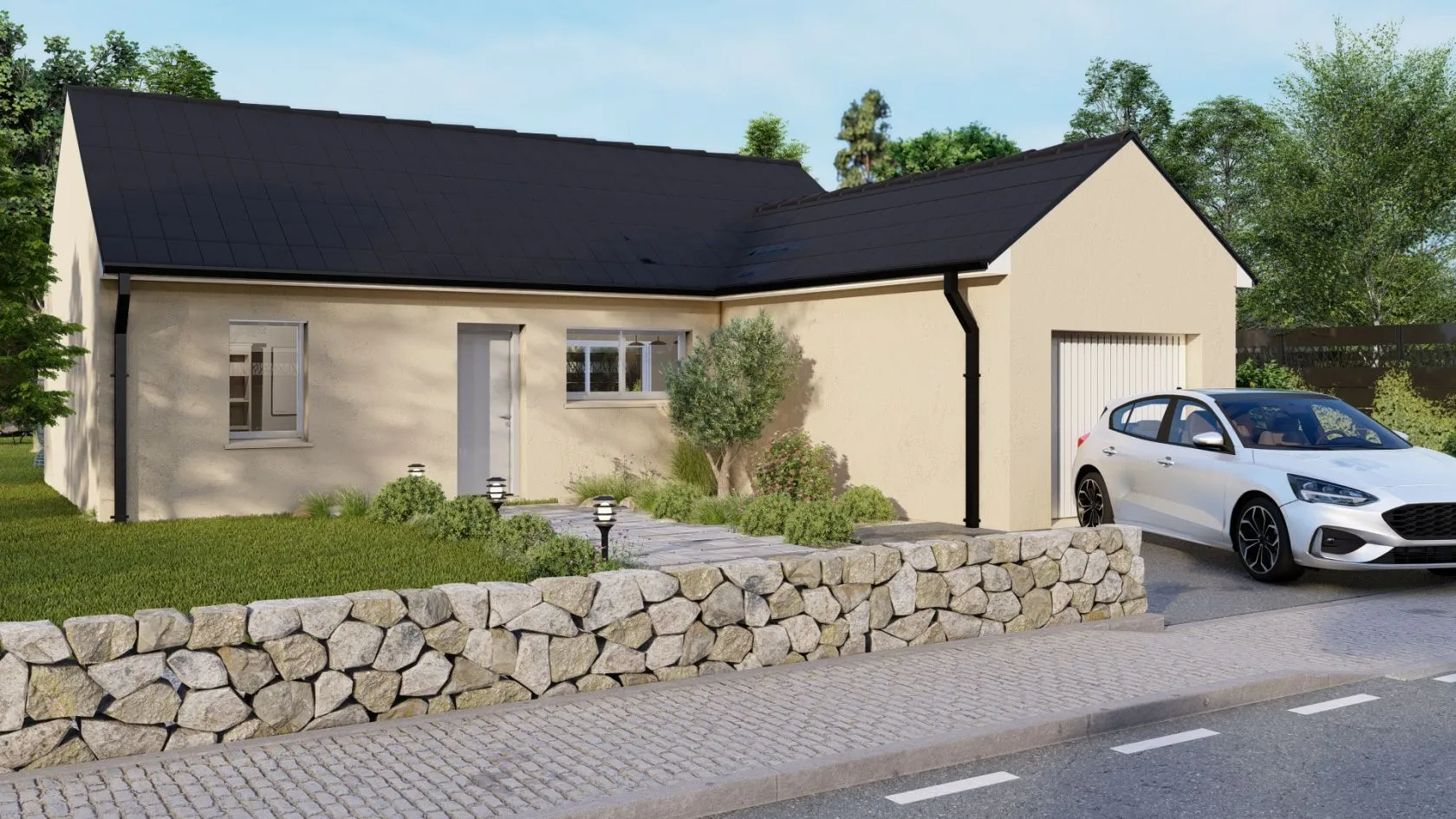 Maison neuve 60 m² à Vallères (37190)