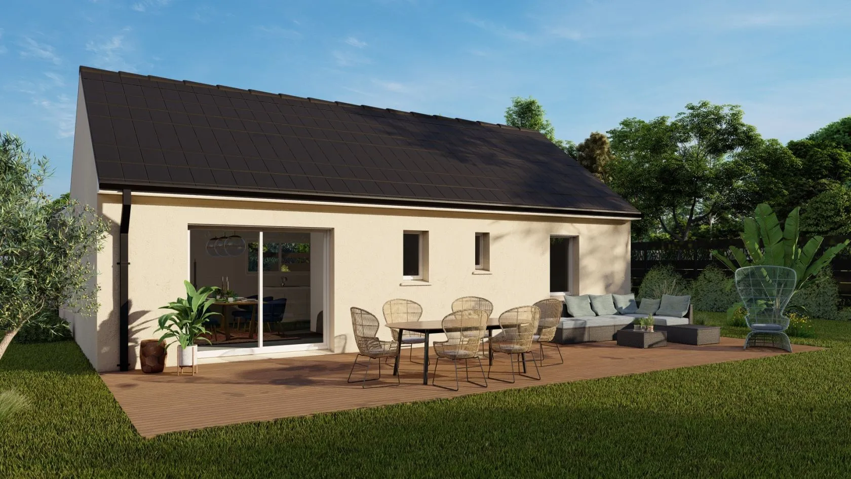 Maison neuve 60 m² à Vallères (37190)