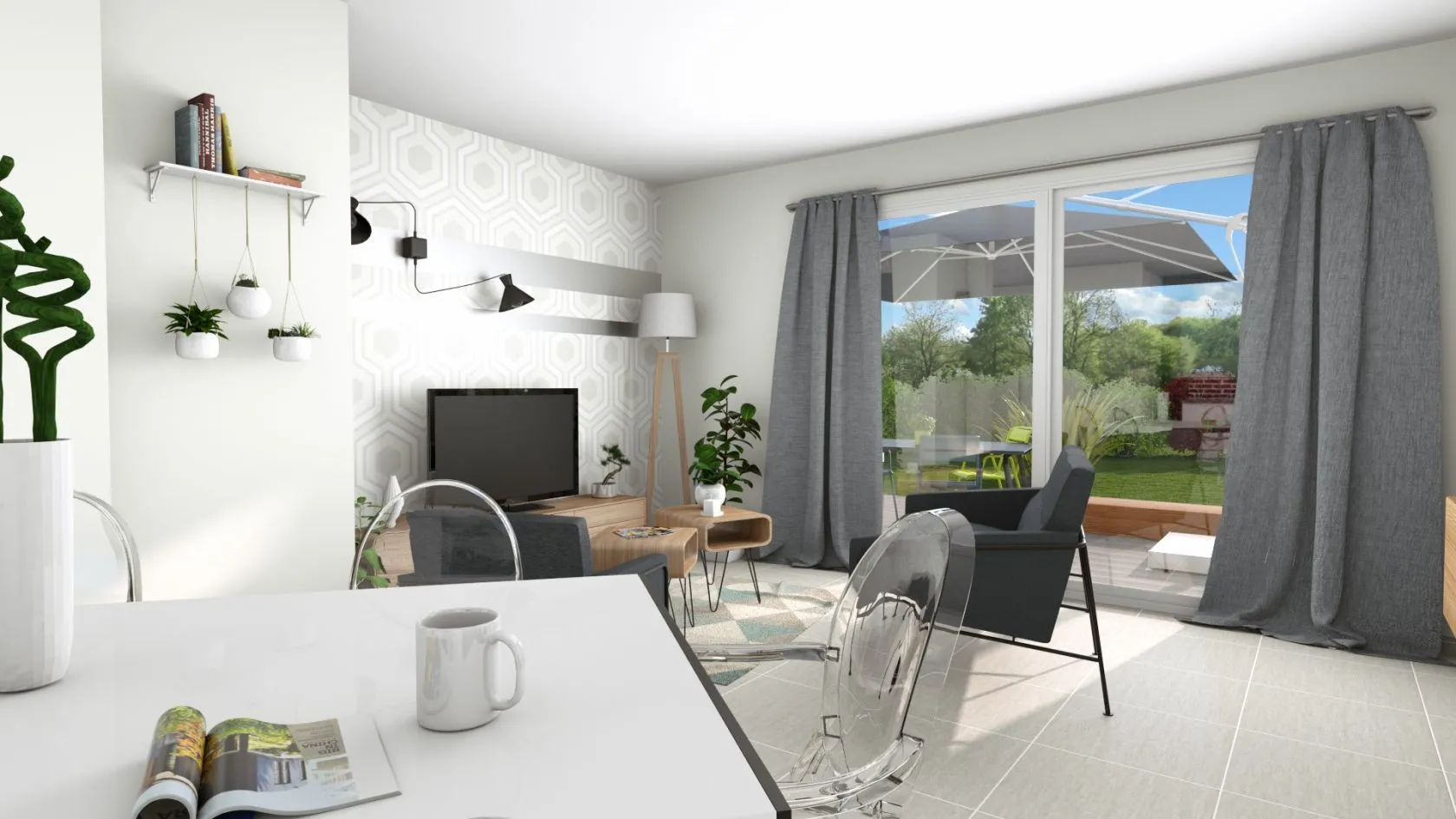 Maison neuve 103 m² à Nouzilly (37380)