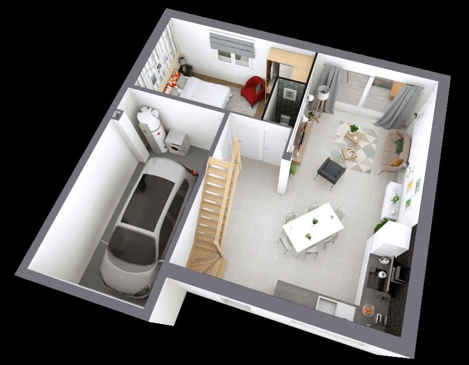 Maison neuve 103 m² à Nouzilly (37380)