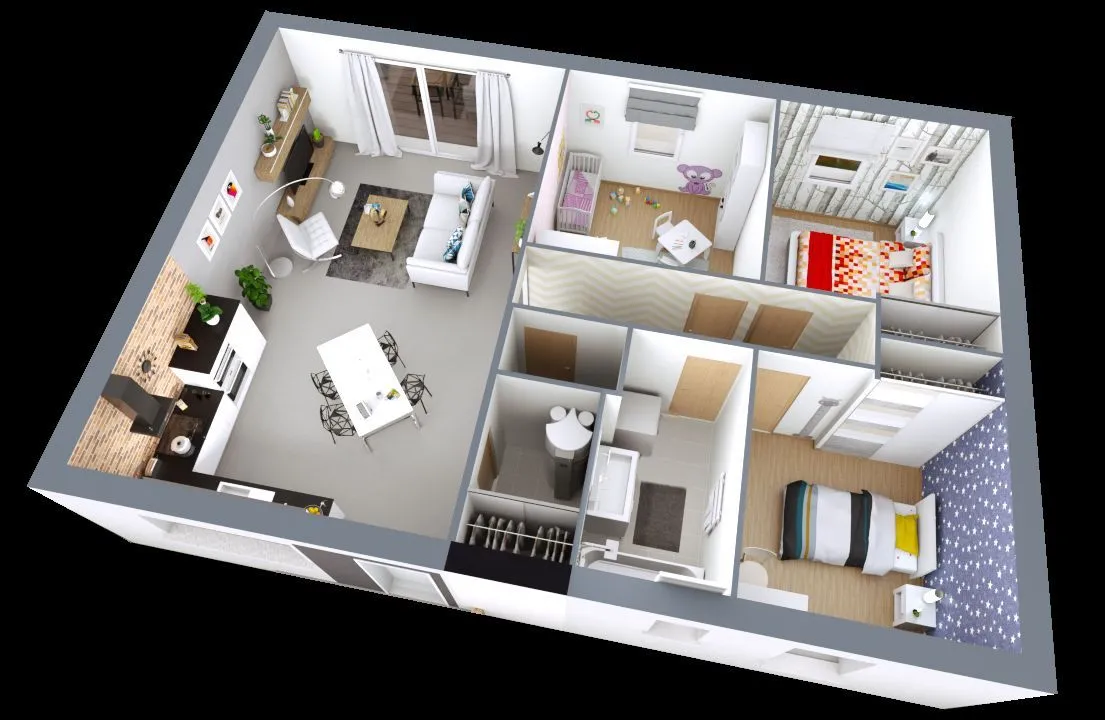 Maison neuve 77 m² à Joué-lès-Tours (37300)